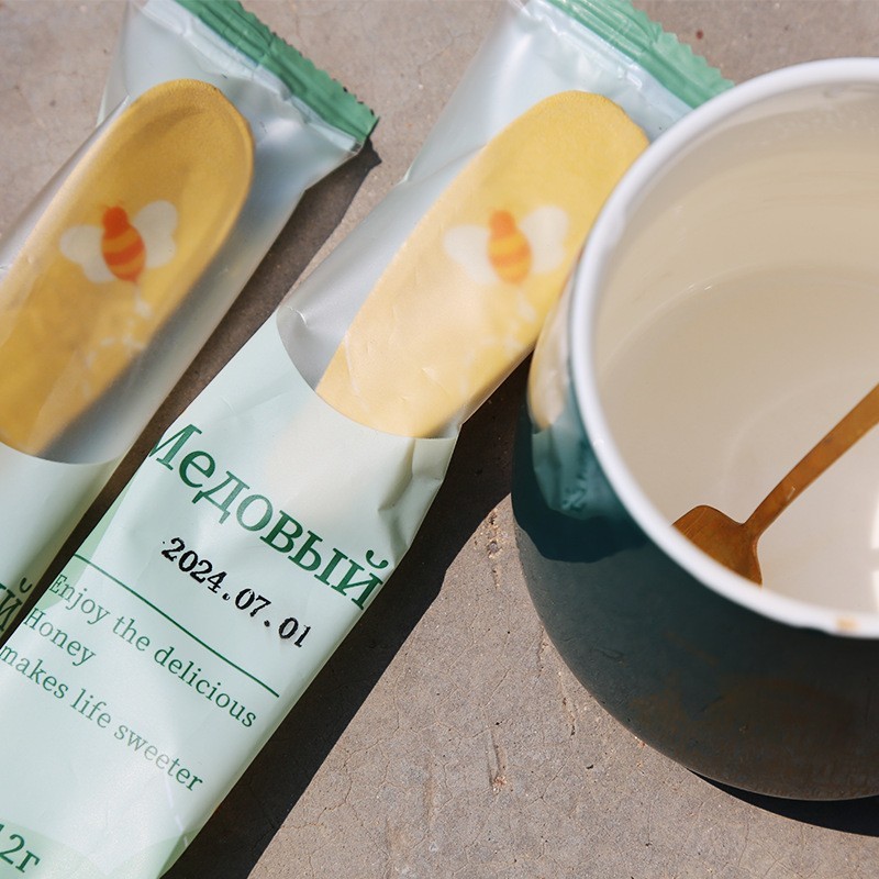 勺蜜12g农家液态蜂蜜批发工厂天然蜂蜜OEM代加工定制便携装蜂蜜图3