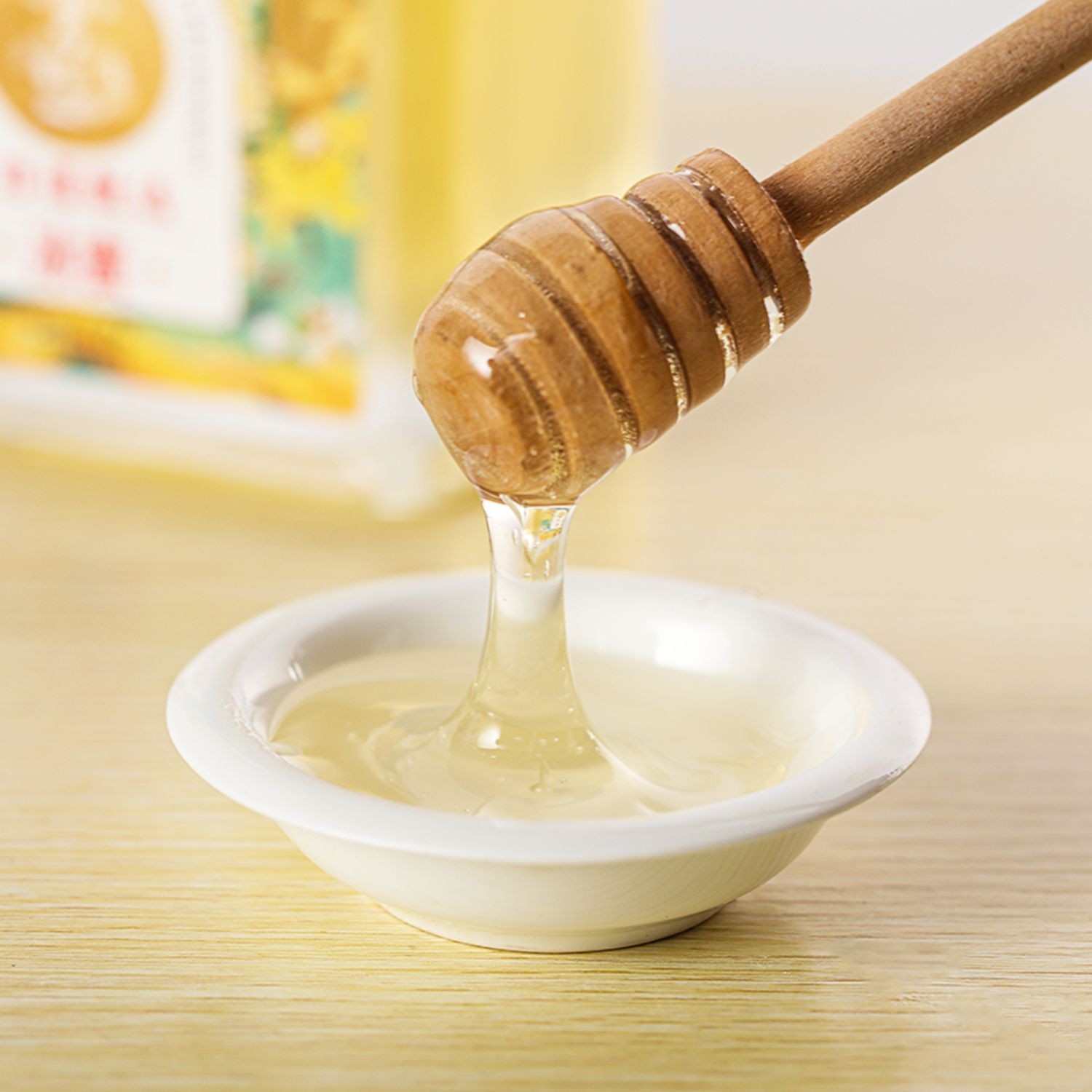 冰蜜500g瓶装纯正蜂蜜源头工厂椴树蜂蜜洋槐蜜土蜂蜜图2