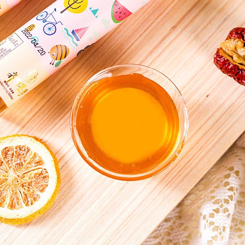 OEM代工定制蜂蜜洋槐蜜便携小包装百花蜜源头工厂挤压瓶130g图2