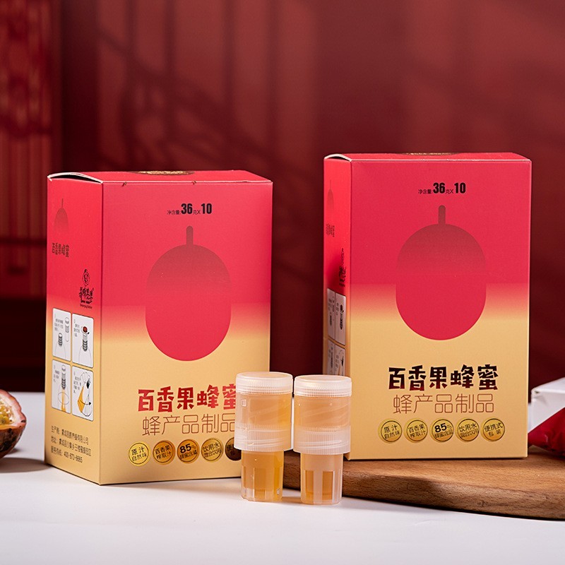 OEM定制柠檬蜂蜜水分离式拧盖网红瓶盖蜜便携果味蜂蜜36g*10个图4