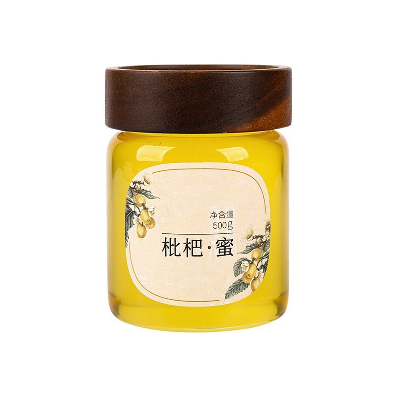 蜂蜜源头工厂野生土蜂蜜百花蜂蜜槐花蜜玻璃瓶装500g图5