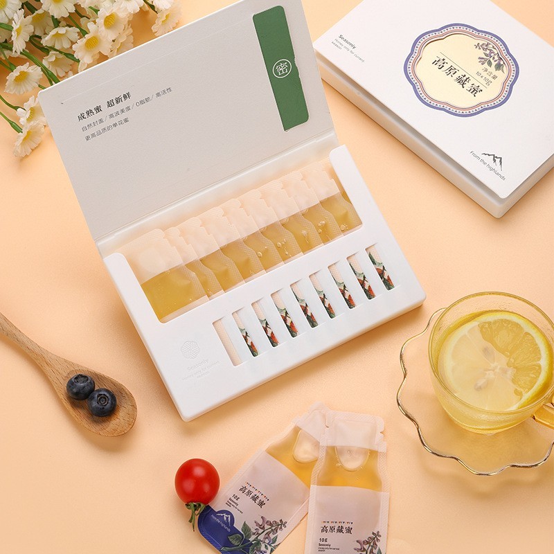 蜂蜜源头工厂纯正天然蜂蜜小包装便携蜂蜜蜂蜜条状10g/条图3