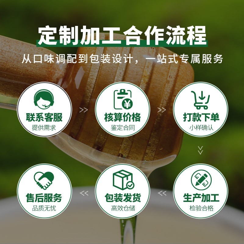 蜂云堂结晶农家土蜂蜜500g云南中蜂蜜洋槐蜜百花蜂蜜厂家图3
