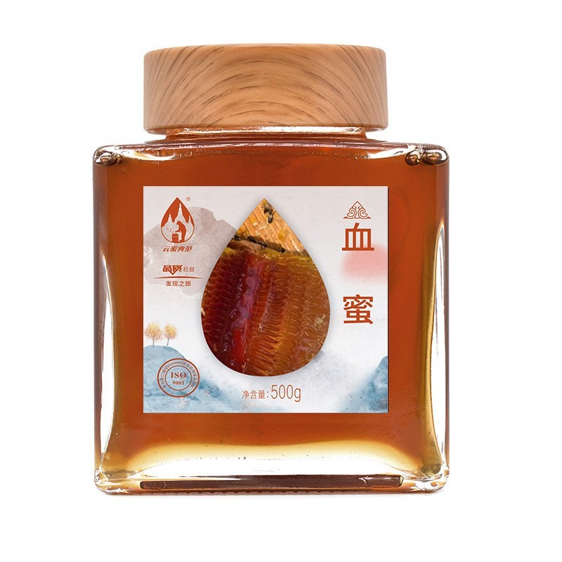 云南蜂蜜源头厂家贴牌悬崖血蜜百花土蜂蜜木桶树洞悬崖蜜图5