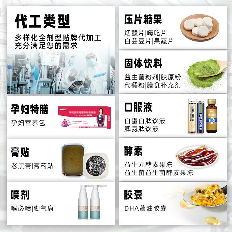 厂家配方定制长安同乐免疫球蛋白牛初乳益生菌固体饮料代加工图2