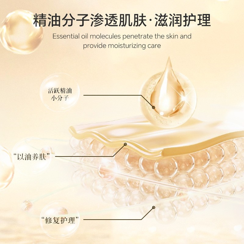 OEM浪漫私密精油夫妻情侣spa男女润体面部胸部全身按摩油定制代工图3