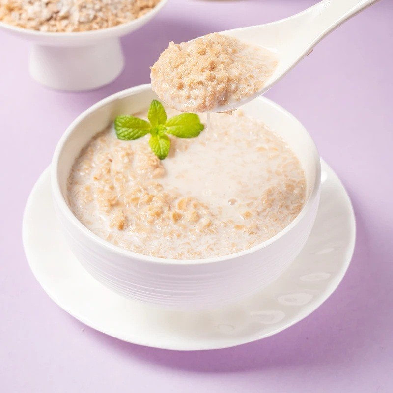 定制海盐咸味燕麦片300克10小包早餐代发饱腹小包装轻食图2