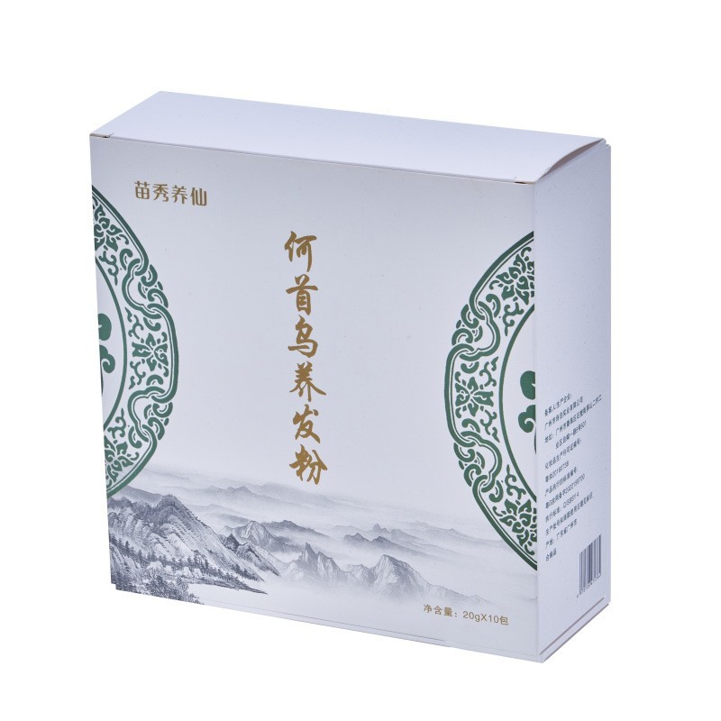 厂家定制家用头疗何首乌草本植物头疗保养发粉护发粉洗头粉泡澡图5