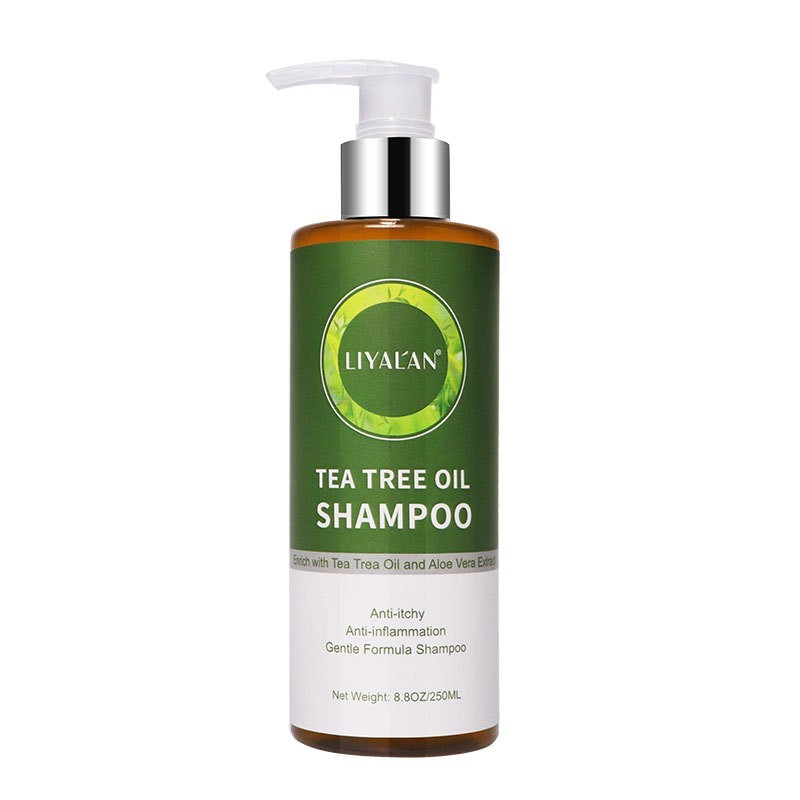 OEM茶树精油洗发水植物精华强韧头皮清洁头屑洗发露代加工定制图5