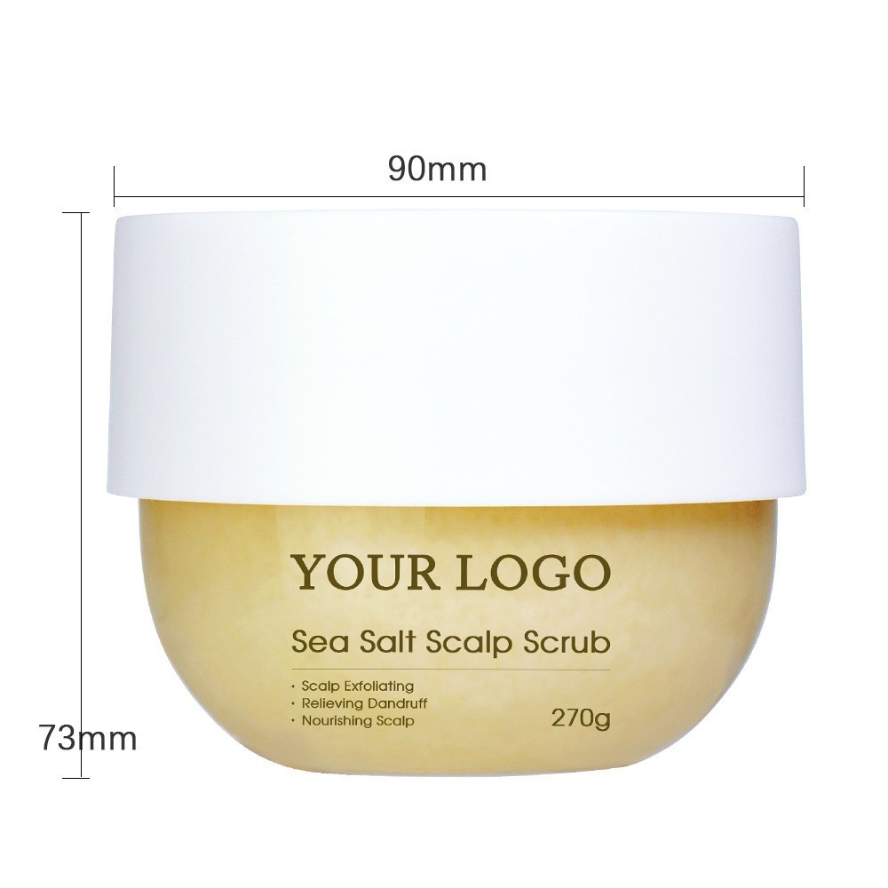 oem贴牌生姜头皮磨砂膏洁发膏净澈控油清爽海盐洗发膏加工定制图5