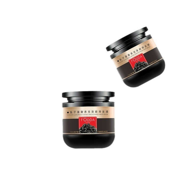 跨境专供贴牌鱼子酱发膜改善毛躁护发素批发沙龙护理烫后倒膜定制图5