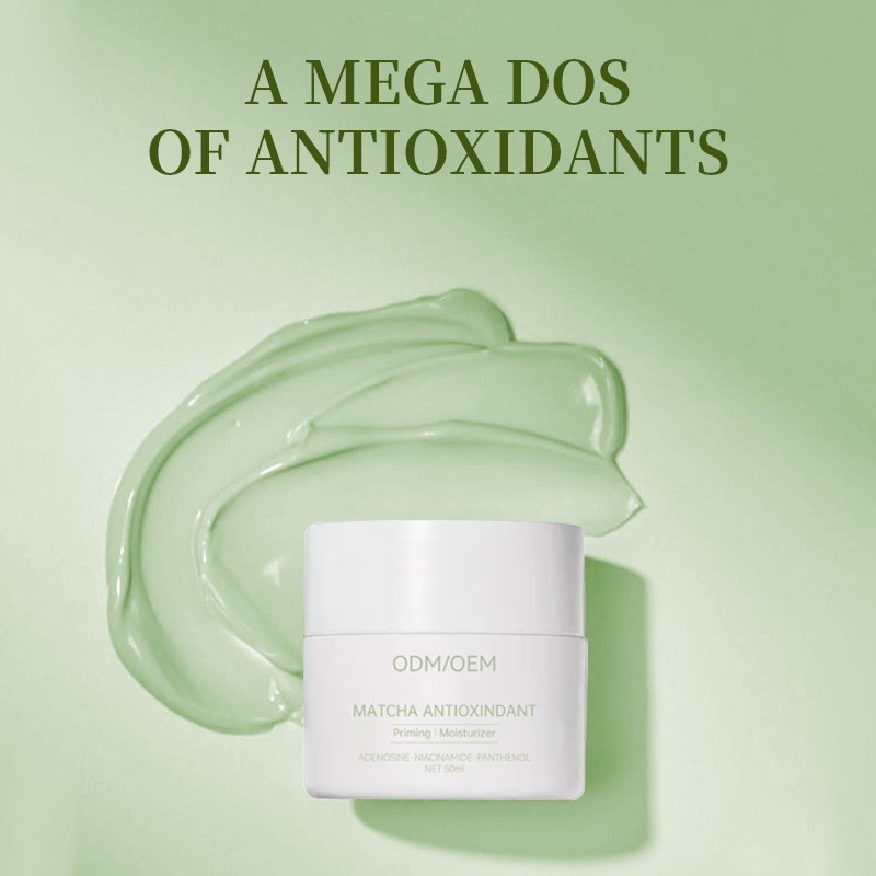 跨境爆款抹茶烟酰胺面膜舒缓提亮紧致保湿加工定制OEM泥状面膜图4