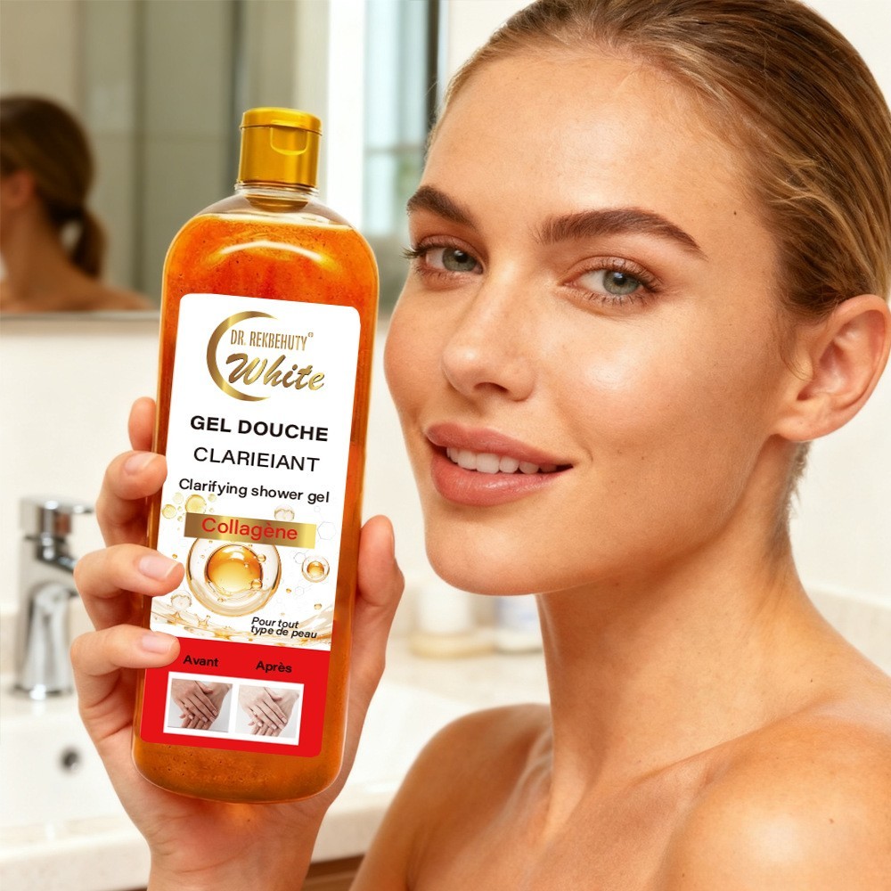 胶原蛋白沐浴露1000ml去角质留香深层清洁滋润出口外贸定制oem图4