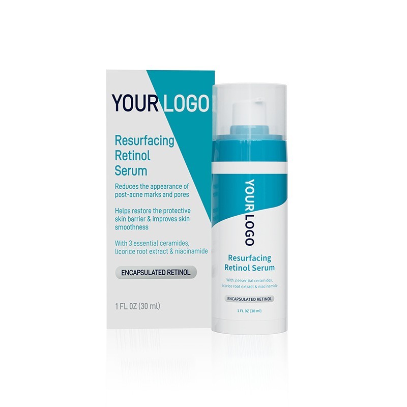 跨境护肤化妆品oem贴牌代加工定制 去祛痘印收缩毛孔视黄醇精华液图5
