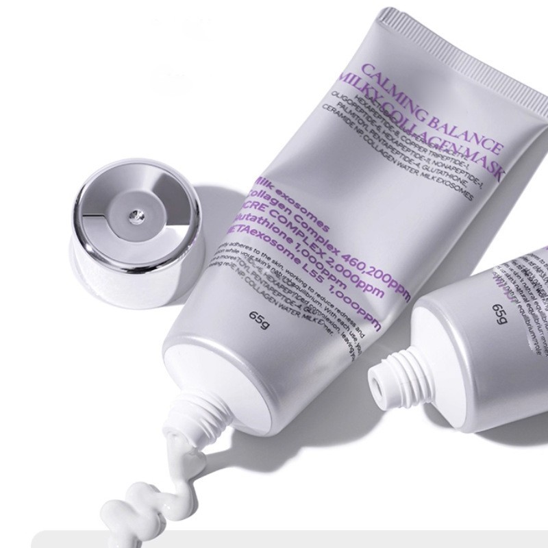 色修奶皮发光面膜OEM定制胶原蛋白撕拉面膜定制人皮奶皮面膜贴牌图5