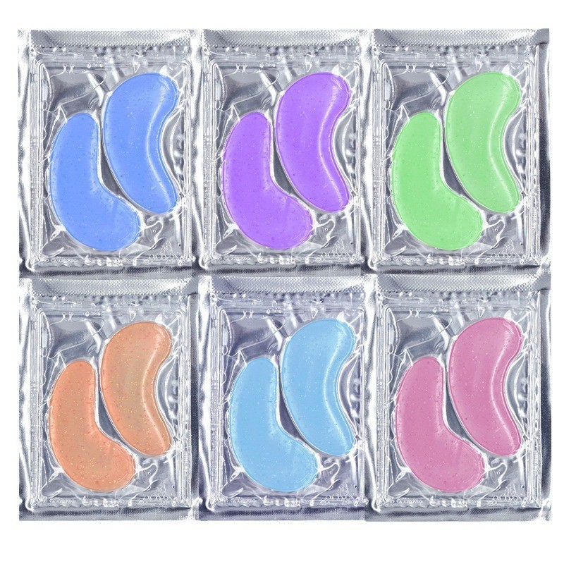 OEM胶原蛋白闪片眼膜贴淡化眼纹黑眼圈眼贴补水眼膜图5