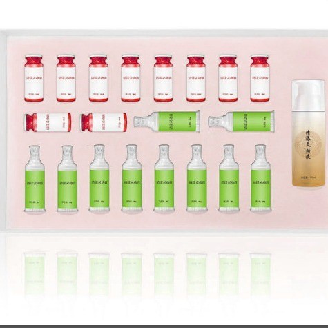 定制美容院血液净化养生套盒三通大师肩颈淋巴按摩精油艾灸套盒厂图5