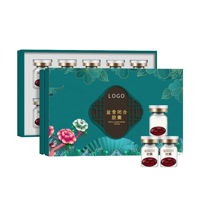 盆骨闭合胶囊套盒女性私密产后修护紧致保养妇科私处护理洋甘菊图5