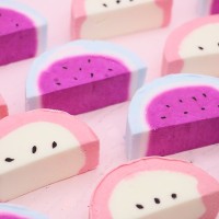 跨境定制西瓜多泡泡浴芭 成人儿童泡澡浴盐芭套盒 香氛沐浴盐工厂