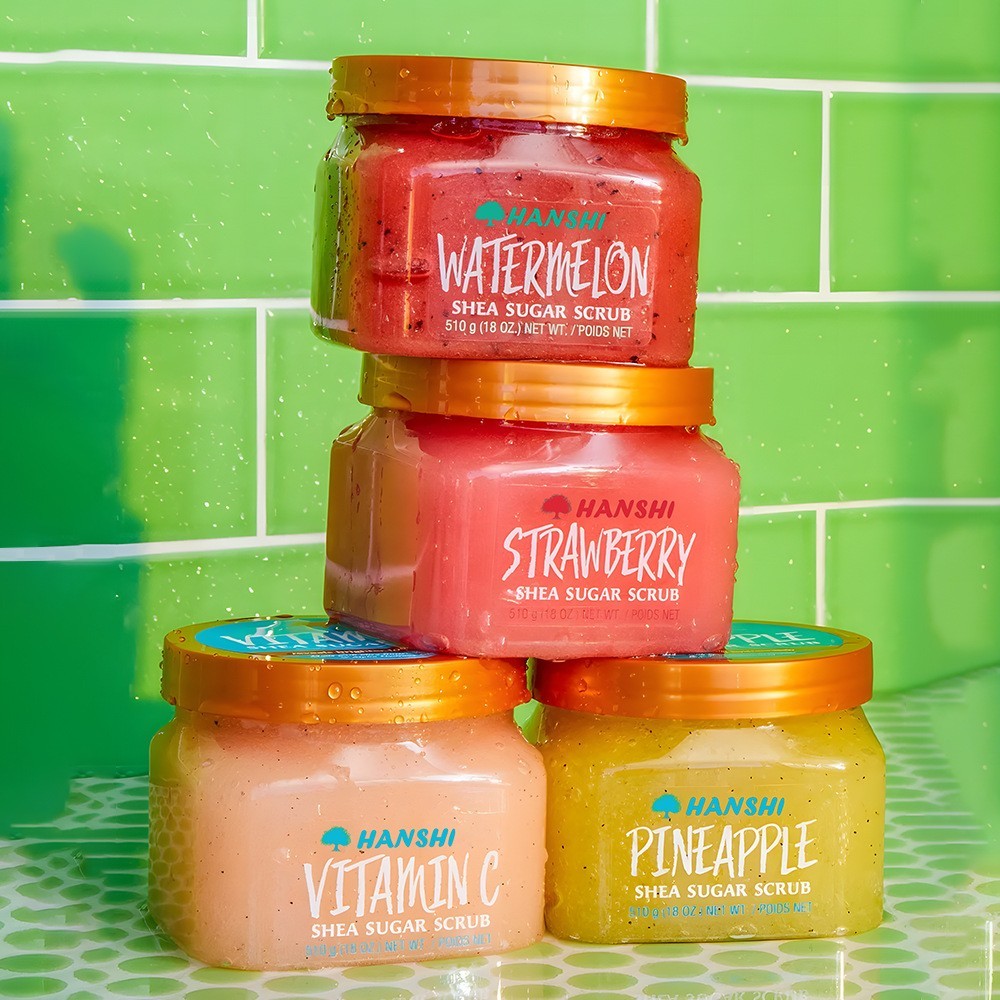 外贸跨境odm定制facial and body scrub海藻糖糖盐磨砂膏oem定制图3