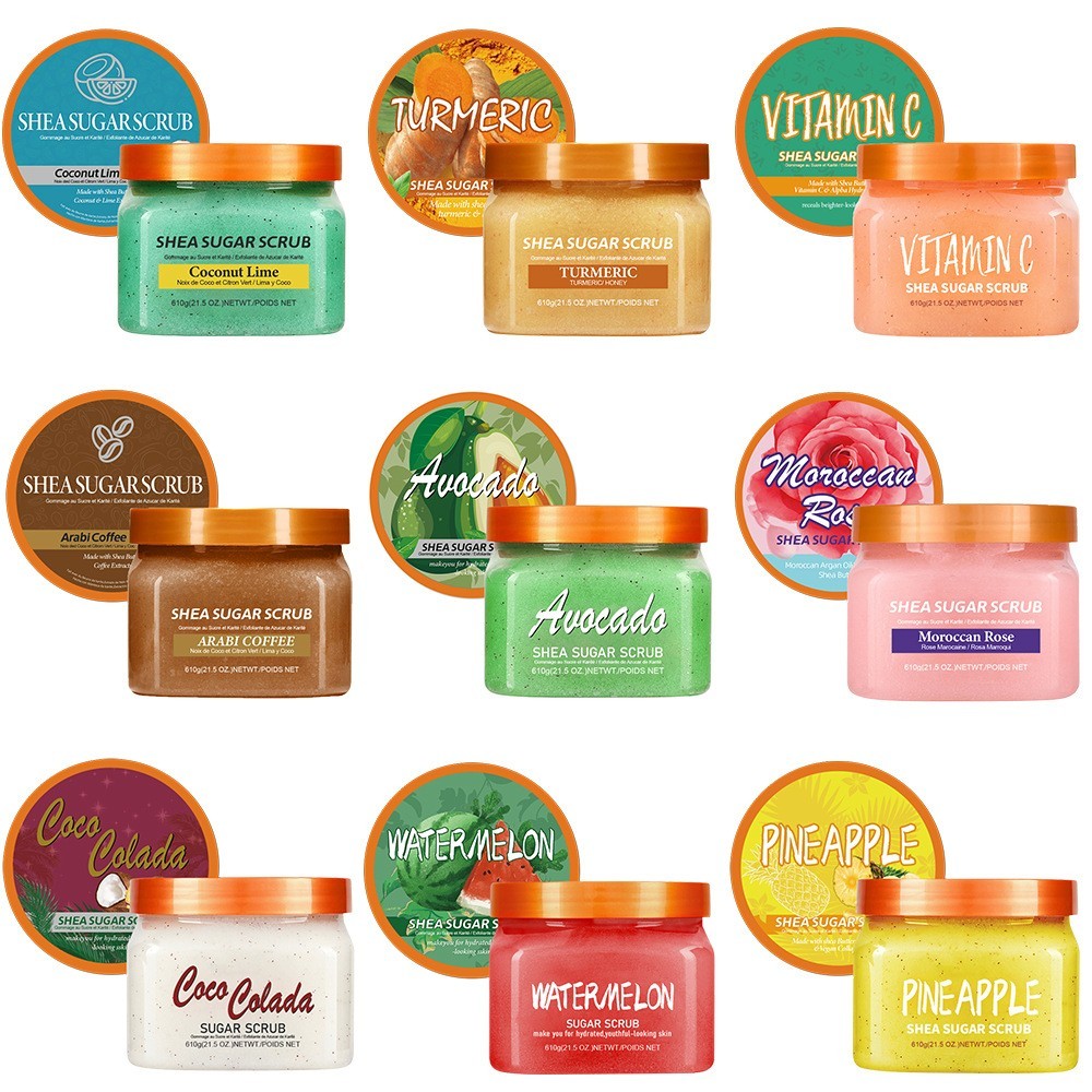 外贸跨境odm定制facial and body scrub海藻糖糖盐磨砂膏oem定制图5