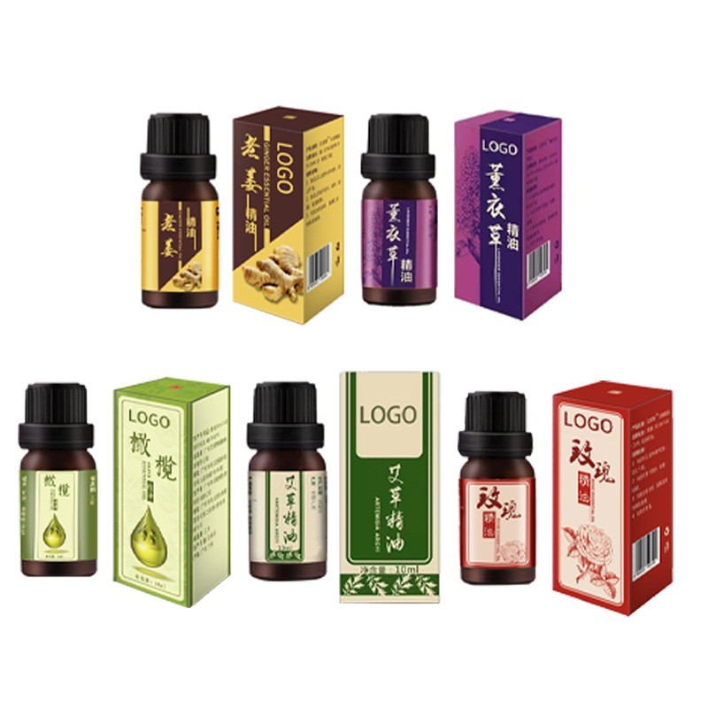OEM加工定制源头工厂发热玫瑰精油 跨境贴牌生姜身体按摩艾草精油图5