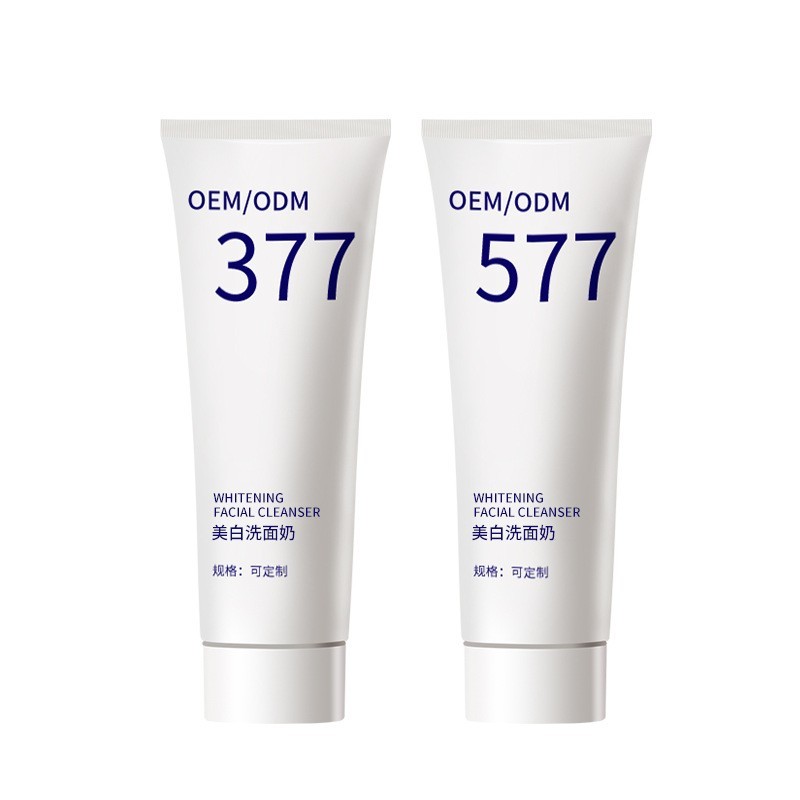OEM加工定制377美白祛斑洗面奶 提亮肤色改善暗沉淡化斑点洁面乳图5