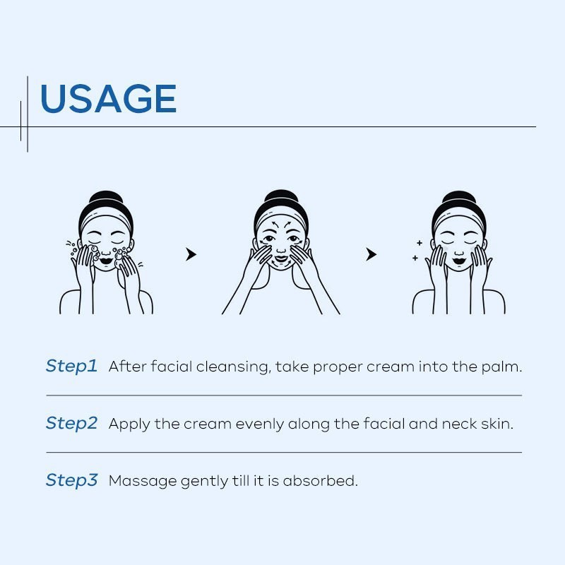 跨境胶原蛋白面霜OEM 补水淡纹轻龄胶原蛋白抗皱面霜 贴牌加工图2