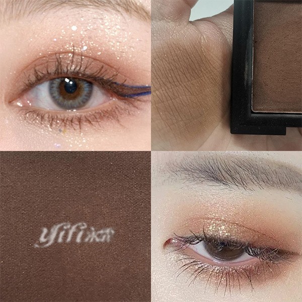 圣诞节万圣节单色眼影高饱和度哑光舞台妆蓝色红色显色浓郁图4