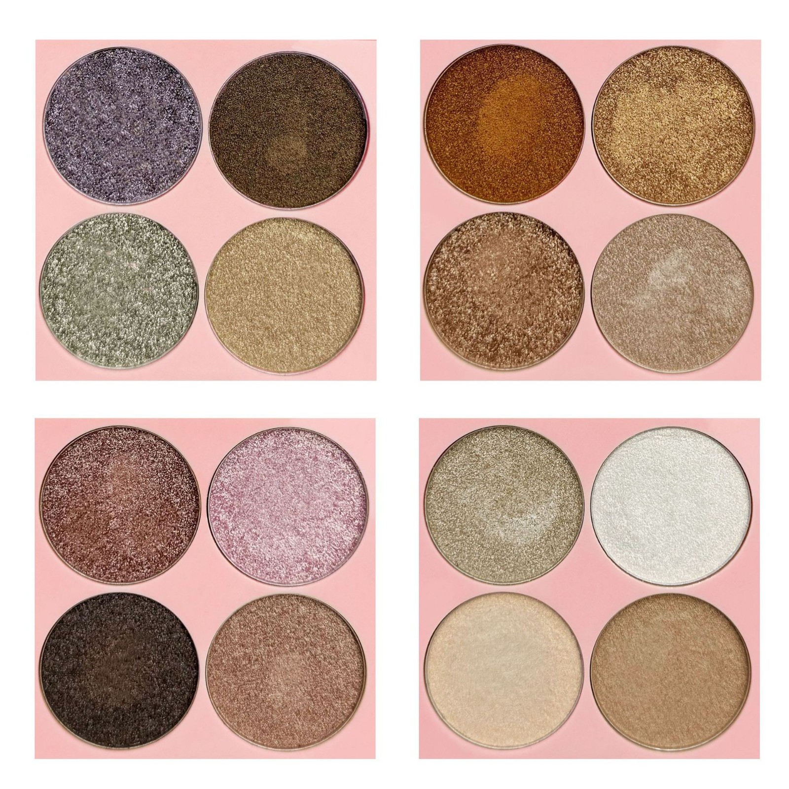 定制眼影盘oem大牌彩妆工厂4色防水持久高品质哑光眼影加工定制图4