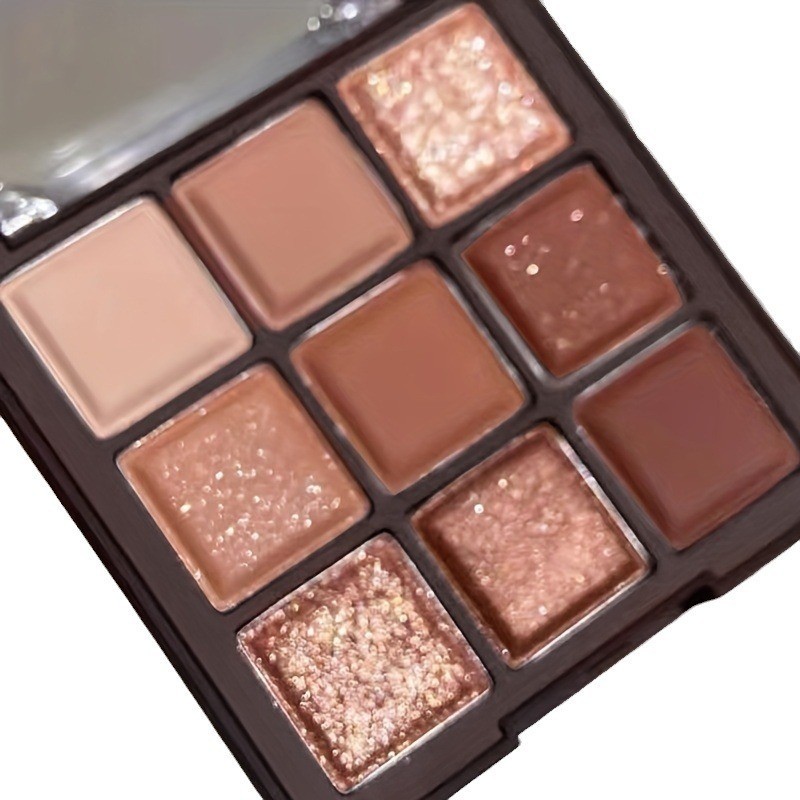 美妆定制化妆品厂家贴牌加工oem彩妆防水珠光哑光9色眼影加工定制图3