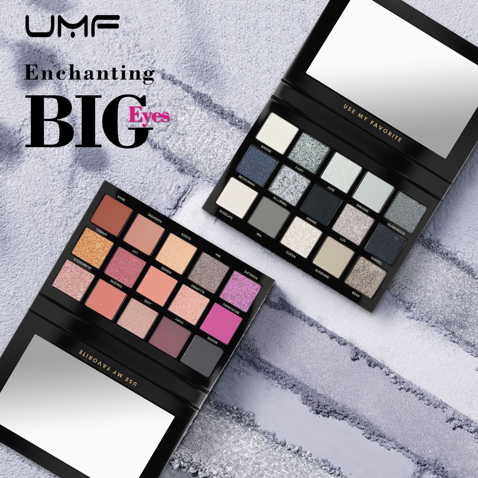 高品质贴牌代工眼影盘OEM化妆品18色防水哑光珠光眼影定制加工图3