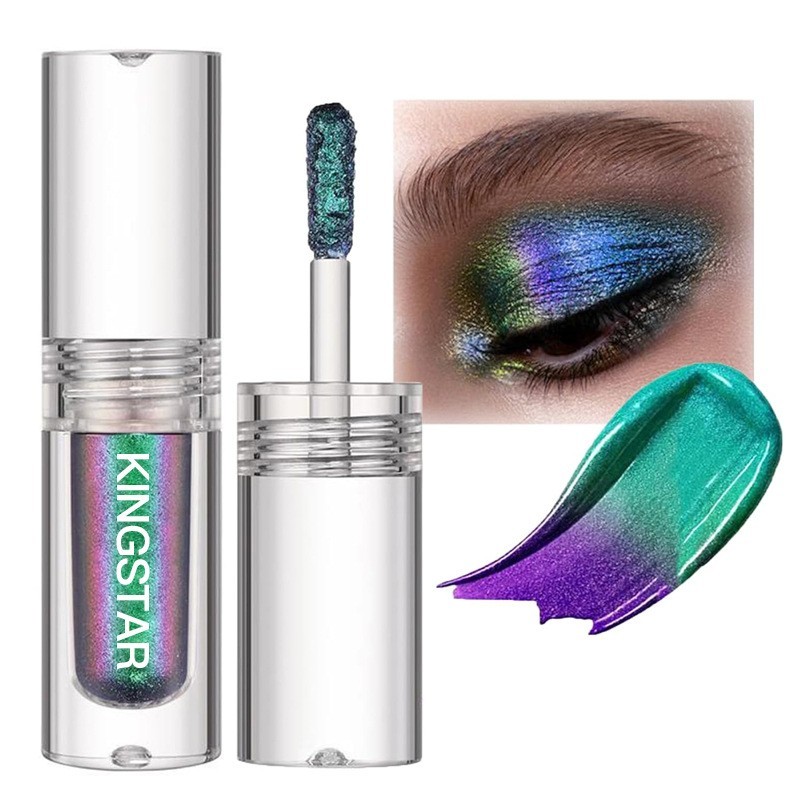 OEMODM变色龙液体眼影金属全息多色高光彩妆代加工定制闪亮图3
