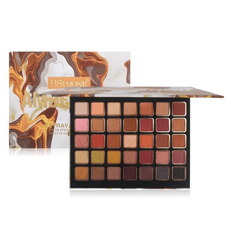 35色乌托邦眼影盘珠光哑光易上色眼影盘舞台妆厂家贴牌代加工定制图3