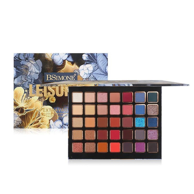 35色乌托邦眼影盘珠光哑光易上色眼影盘舞台妆厂家贴牌代加工定制图5