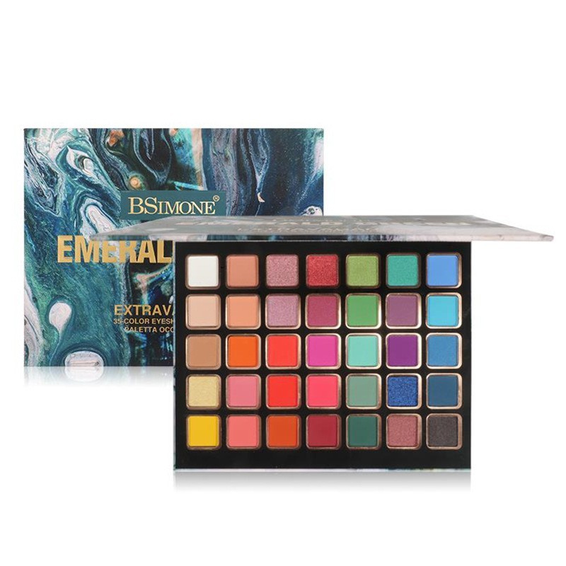 35色乌托邦眼影盘珠光哑光易上色眼影盘舞台妆厂家贴牌代加工定制图4