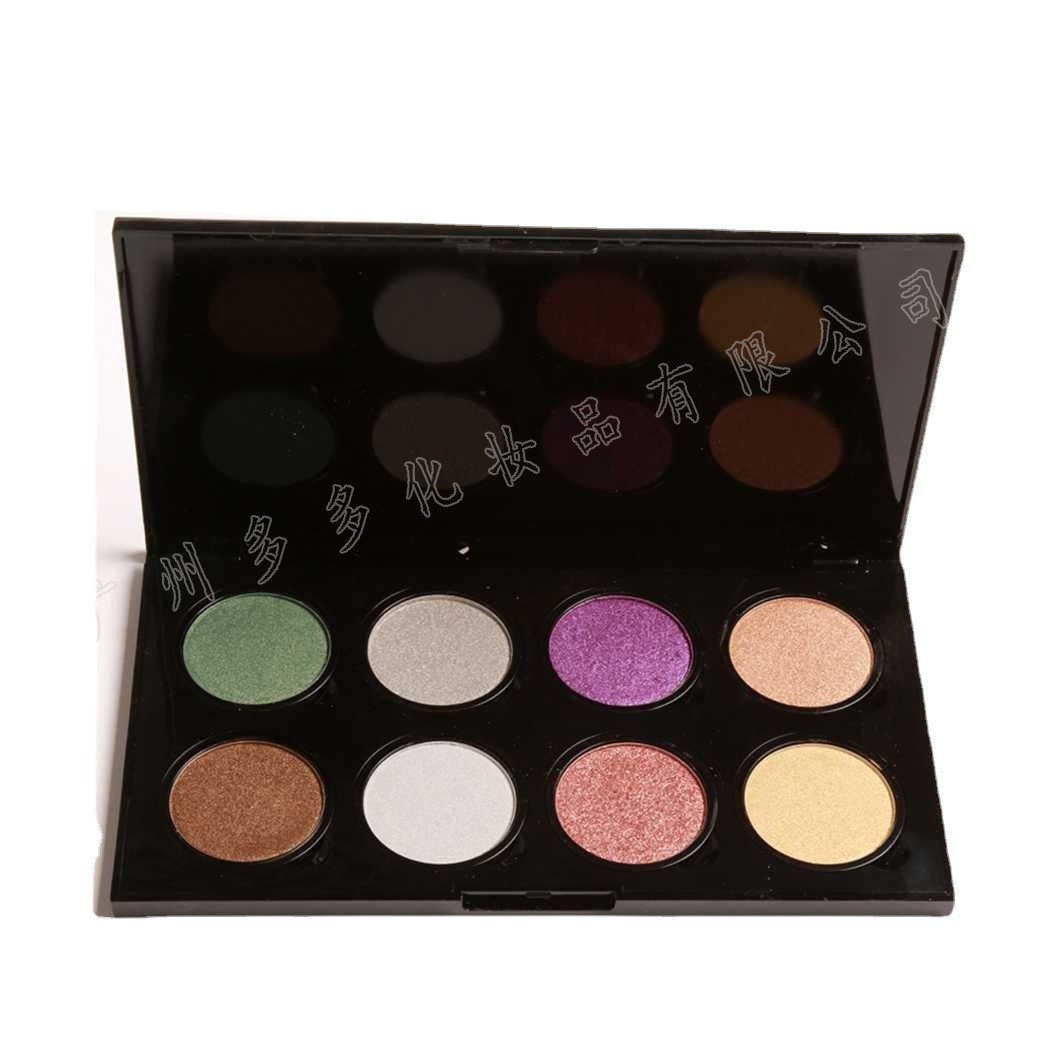 厂家OEM女性用八色眼影盘性冷淡风粉类彩妆防水汗眼影盘加工定制图4