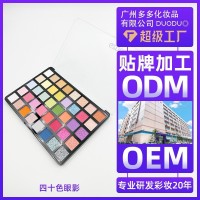 上色好动漫cos修容高光大地色学生舞台表演化妆师40色眼影盘定制