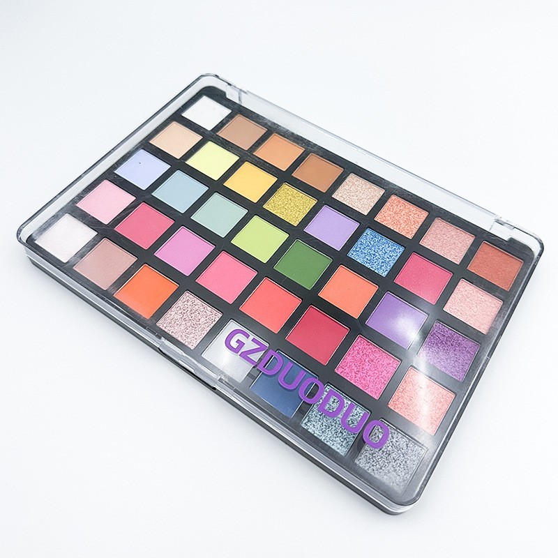 上色好动漫cos修容高光大地色学生舞台表演化妆师40色眼影盘定制图5