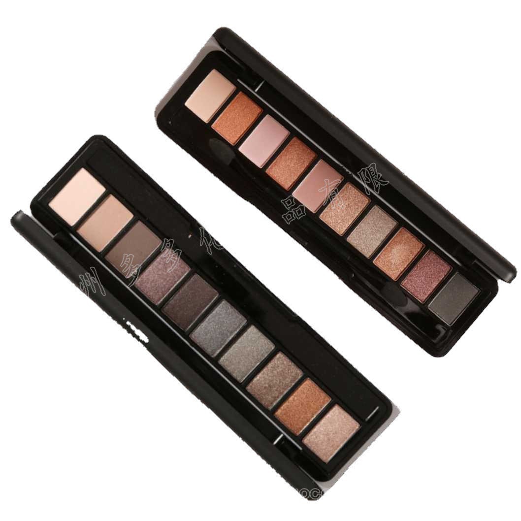 十色眼影盘 哑光珠光大地色亮片闪粉防水眼影OEM/ODM彩妆加工定制图2