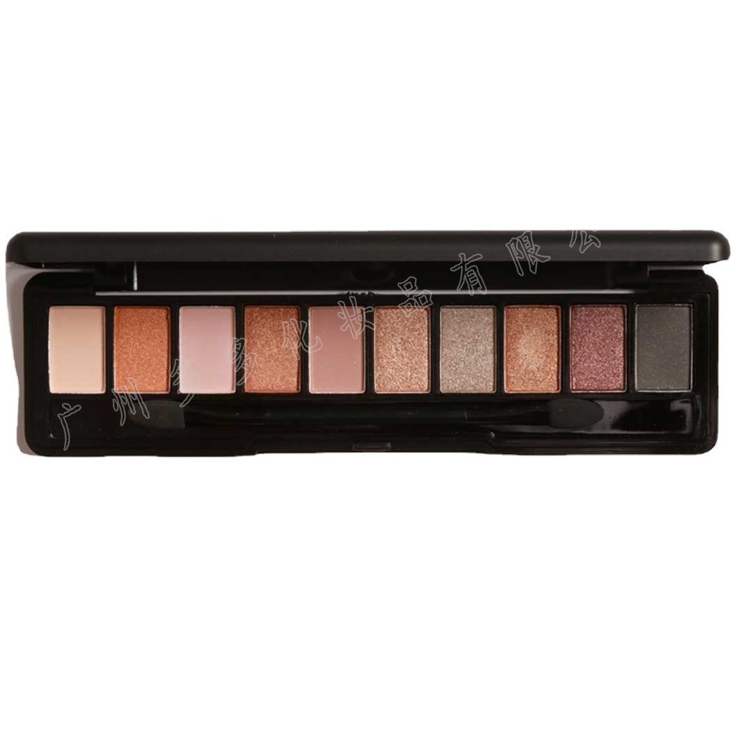 十色眼影盘 哑光珠光大地色亮片闪粉防水眼影OEM/ODM彩妆加工定制图5