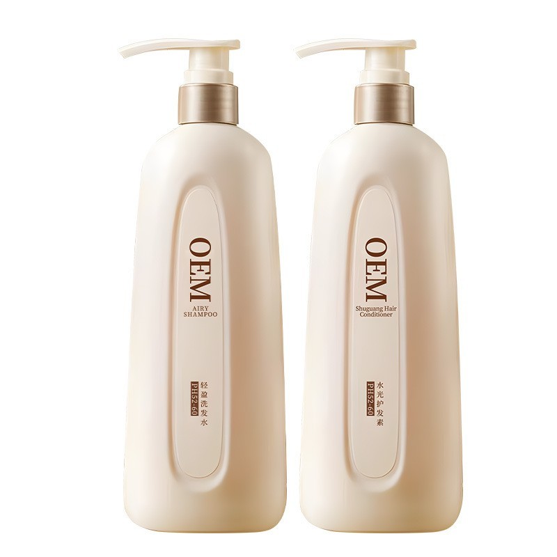 爆款控油去屑洗发水持久留香定制活性锌轻盈洗发水贴牌护发素厂家图5