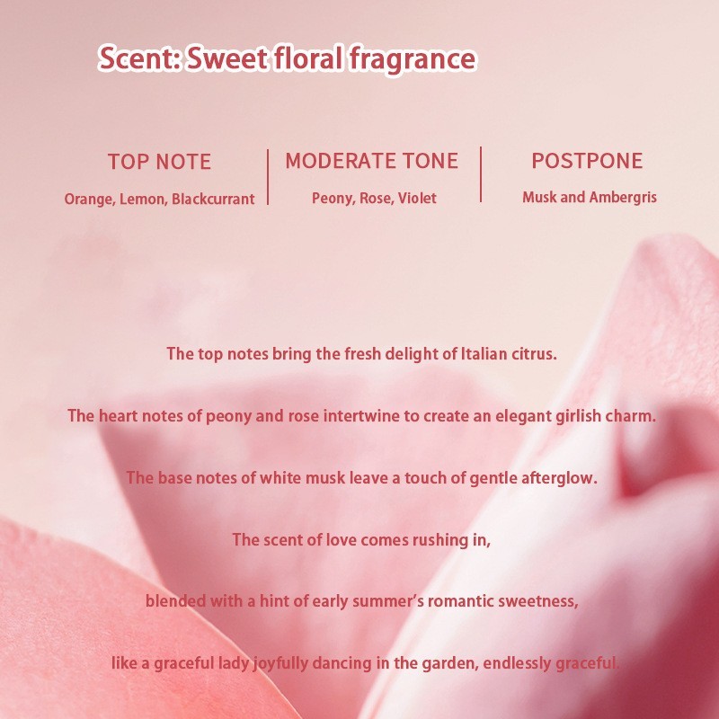 亚马逊跨境外贸香水OEM定制花漾女士淡香型香氛贴牌ODM代工清香图2