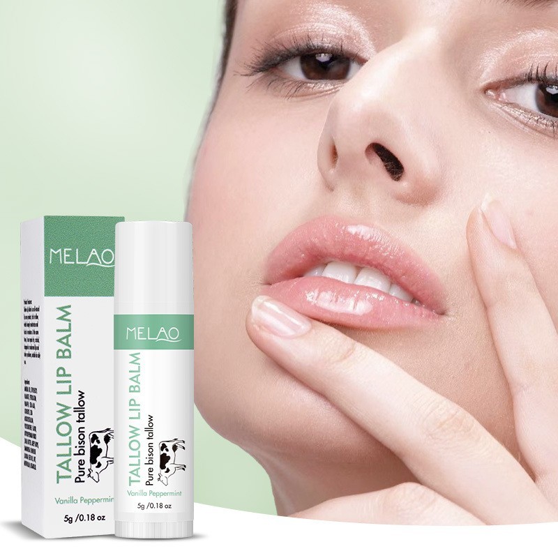 跨境定制牛脂润唇膏无刺激唇部护理润唇膏OEM Tallow Lip Balm图2