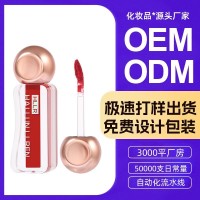 唇釉定制OEM打样成品包材不晕染口红贴牌彩妆代加工唇部不粘杯
