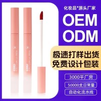 唇釉代加工打样定制镜面哑光学生口红不易掉色彩妆OEM贴牌显白