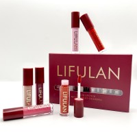 丝绒雾面不沾杯唇彩持久不晕染套装口红工厂加工定制锁色奶茶色