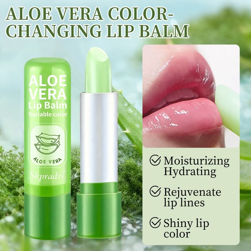 外贸工厂OEM跨境定制芦荟滋润唇膏保湿水润滋养补水修护唇膏外贸图4