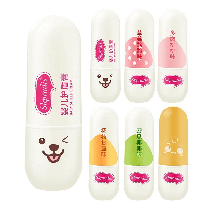 品牌定制 儿童维生素原B5护唇油OEM ODM元气桃桃 滋润修护代加工图5