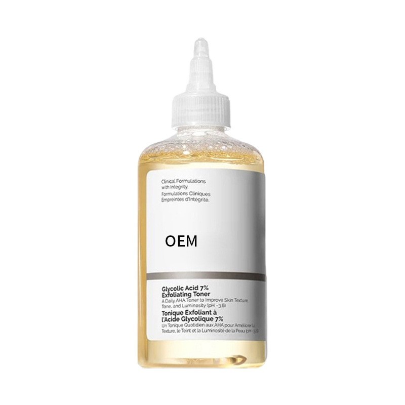 跨境果酸甘醇酸爽肤水定制补水保湿去角质闭口改善毛孔保湿水oem图5